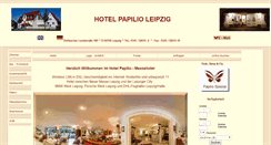 Desktop Screenshot of leipzig.hotel-papilio.de
